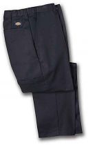 Industrial Flat Front Comfort Waist Pant (Black)
