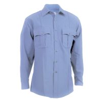 Elbeco TexTrop2 Long Sleeve Shirt- Light Blue with zipper