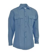 Elbeco TexTrop2 Long Sleeve Shirt- French Blue w/ Zipper