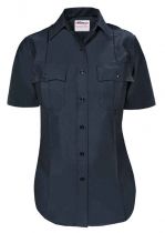 Elbeco Ladies Short Sleeve Paragon Plus Shirt- Navy