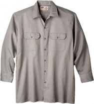 Dickies Long Sleeve Work Shirt- Khaki