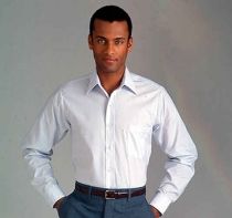 Broadcloth Long Sleeve Shirt- White