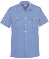 Flying Cross Short Sleeve DutyShirt- Marine Blue