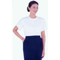 Microfiber Short Sleeve Blouse