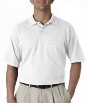 Jerzees Short Sleeve Jersey Pocket Polo with SpotShield
