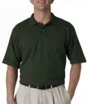 Jerzees Short Sleeve Jersey Pocket Polo with Spotshield