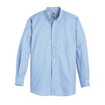 Long Sleeve Light Blue Oxford Shirt for Men