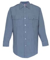 Flying Cross Command Wear Long Sleeve Shirt- French Blue