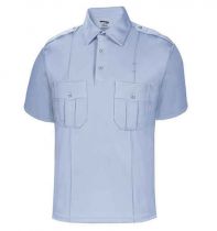 Elbeco Ufx Short Sleeve Uniform Polo- Light Blue