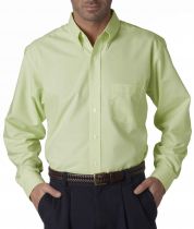 UltraClub Long Sleeve Classic Wrinkle-free Oxford Shirt