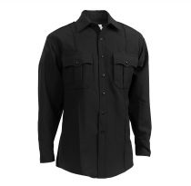 Elbeco TexTrop2 Long Sleeve Shirt - Black w/ Zipper