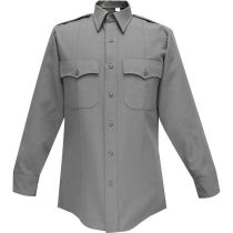 Flying Cross Poly/Rayon Long Sleeve Deluxe Shirt, Slate Grey
