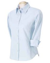 Devon & Jones Three Quarter Sleeve Stretch Poplin Blouse