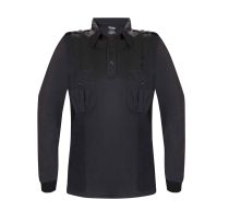 Elbeco UFX Uniform Long Sleeve Performance Polo, Dark Navy