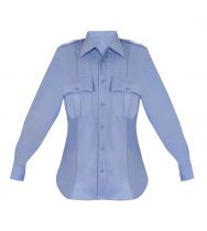 Elbeco Women's T2 Long Sleeve Uniform Shirt, Blue