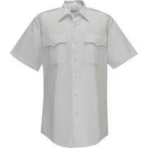 Flying Cross Short Sleeve Visa Polyester Shirt, White