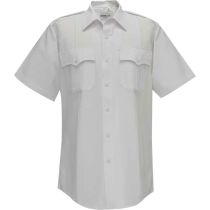 Flying Cross Short Sleeve Visa Polyester Shirt, White