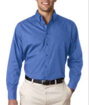 Ultra Club Blend Performance Poplin Woven Long Sleeve Shirt