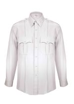 Elbeco TexTrop2 Long Sleeve Shirt with Zipper, White