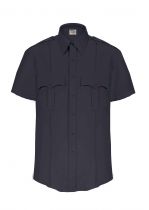 Elbeco TexTrop2 Short Sleeve Shirt with Zipper, Dark Navy