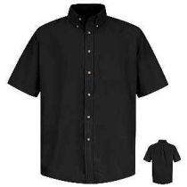Short Sleeve Button-Down Poplin Shirt