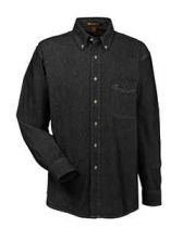 Long Sleeve Washed Denim Shirt