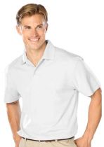 Men's 4 oz. Snag Resistant Moisture Wicking Polo Short Sleeve Shirt, #BG7224 by Blue Generation
