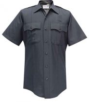 Flying Cross Justice 75/25 Poly/Wool Mens Short Sleeve Shirt w/ Zipper