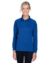 Ladies Tactical Long-Sleeve Performance Polo, by Harriton