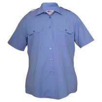 Elbeco Short Sleeve First Responder Shirt, LADIES, PPD (White and Light Blue)