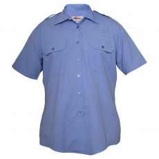 Elbeco Short Sleeve First Responder Shirt, LADIES, PPD (White and Light Blue)