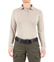 First Tactical Womens Long Sleeve Performance Polo