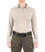 First Tactical Womens Long Sleeve Performance Polo