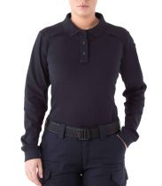 First Tactical Womens Long Sleeve Cotton Polo