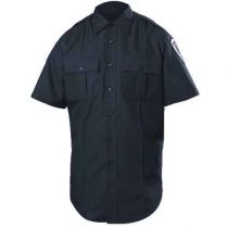 Short Sleeve Zippered Polyester Shirt, by Blauer