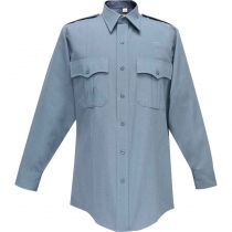 Flying Cross Deluxe Tropical Long Sleeve Shirt- French Blue