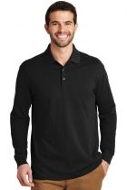 EZ Cotton Long Sleeve Polo, by Port Authority
