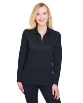 Womens Performance Long Sleeve Polo, CrownLux by Devon&Jones