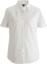 Women's Broadcloth Short Sleeve Dress Shirt