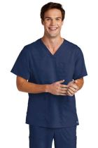 Men's Premiere Flex V-Neck Top, Scrubs, by WonderWink