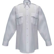 Command Poly Long Sleeve Shirt, Power Stretch, w/ Zipper