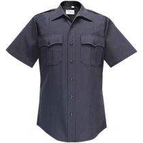 Command Poly Mens Short SleeveShirt,Zipper,Coolmax,LAPD Navy