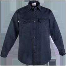 Mens Long Sleeve Button Front Cross FR Woven Shirt