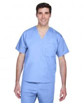 Unisex Restore Scrub Top, by Harriton, 4.9 oz.