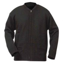 Heavyweight Zip- Front Cardigan Sweater