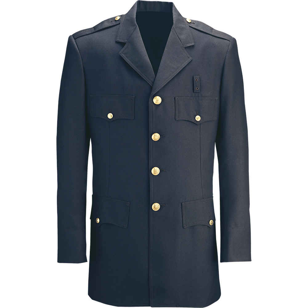 class a dress blues United Uniforms Single Breasted Class A Dress Coat - 100% Polyester Elastique Weave | Anchortex 60/L / UM10602
