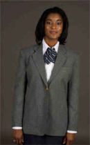 Ladies Single Breasted 2 Button Polyester UltraLux Blazer