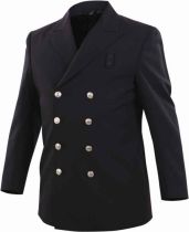 Elbeco Luxury Prestige Wool-Blend 4-Button Double Breasted Blousecoat