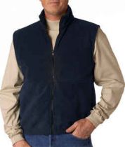 UltraClub Full-Zip Fleece Vest