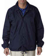 UltraClub Nylon Coaches Jacket